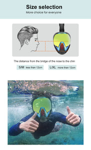 SMACO Full Face Snorkel Mask