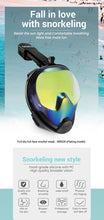 Load image into Gallery viewer, SMACO Full Face Snorkel Mask
