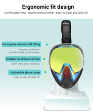 Load image into Gallery viewer, SMACO Full Face Snorkel Mask
