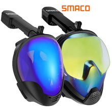 Load image into Gallery viewer, SMACO Full Face Snorkel Mask
